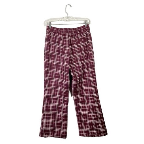 ModCloth Kariert Kariert Stretch Gerades Bein Freizeithose Hose Größe Small - Bild 2 von 11
