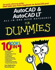 Autocad and Autocad Lt All-in-one Desk Reference for Dummies, Paperback by By...