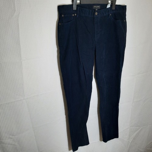 Banana Republic 38x32 Pants Men’s Slim Fit Navy Corduroy Chino Cotton Stretch - Picture 2 of 8