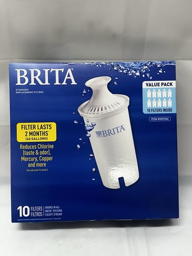 Sealed Genuine OEM Brita 987554 Pitcher Replacement Filters 10-Pack