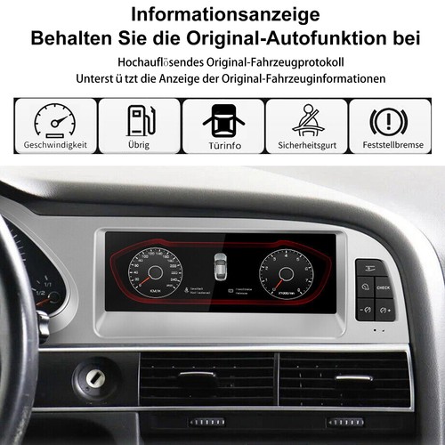 Radio Coche 6+128G Carplay Para Audi A6 C6 4F MMI 2G 2005-2009 8.8" Android GPS CAM - Imagen 10 de 20