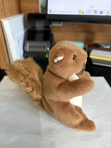 Ty Beanie Baby Nuts Squirrelly w/tag & adorable face - 第 2/3 張圖片