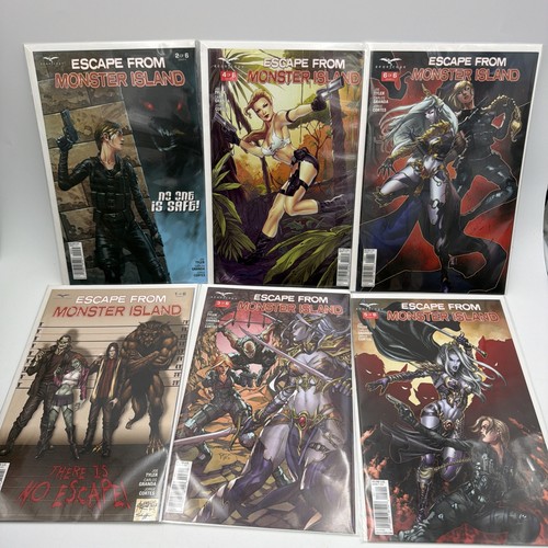 Complete Set Escape From Monster Island 1-6 - Picture 1 of 5