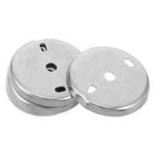 4Pcs Sturdy Silver Stainless Steel Towel Bar Wall Mount Bracket Replacement Set