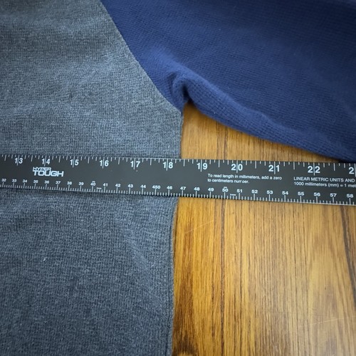 Polo Ralph Lauren Blue Grey Boys LS Textured Waffle Knit Hoodie Size XL (18-20) - Picture 5 of 6
