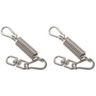 2 Sets Hängematte Hanging Kit Swing Heavy Duty Hanging Hooks Spring Carabiner