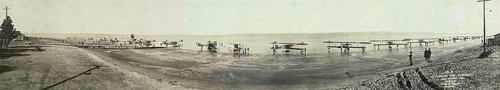 WW1 1918 Panoramic Photograph US Naval Air Station, San Diego -Orig., Not a Copy