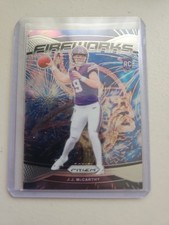2024 Panini Prizm - Fireworks J.J. McCarthy #18 (RC)