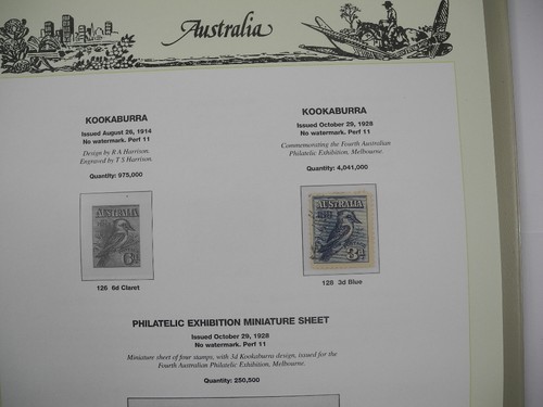 AUSTRALIA, assortment of Stamps in a Seven Seas hingeless album - Imagen 13 de 19