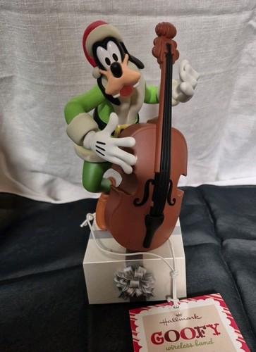 Hallmark Disney Mickey’s Wireless Band GOOFY SPIELT BASS Weihnachten