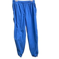 Vintage Jammin Blue Windbreaker Pants Mens XL Zipper Ankle 80s 90s Track Retro