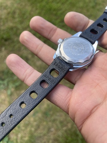 Orologio Vintage Oriosa Skin Diver Misura Media 34mm Uomo Anni 80 Quarzo Raro - Funzionante - Foto 17 di 21