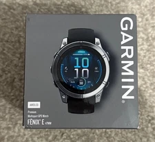 GARMIN FENIX E 47MM GPS MULTISPORT BLACK AMOLED NEW