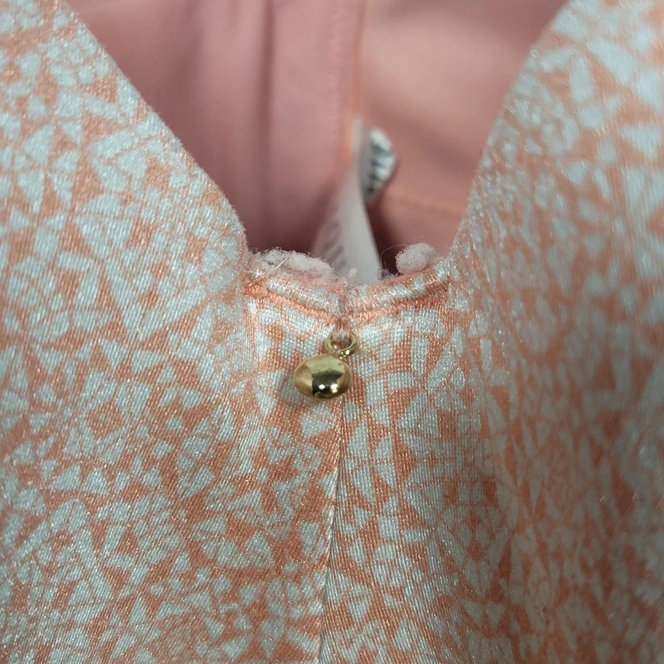 Sujetador Balconette Cacique Ligeramente Forrado Espalda Suave 44DDD Rosa Patrón Geométrico  Foto 2 de 4