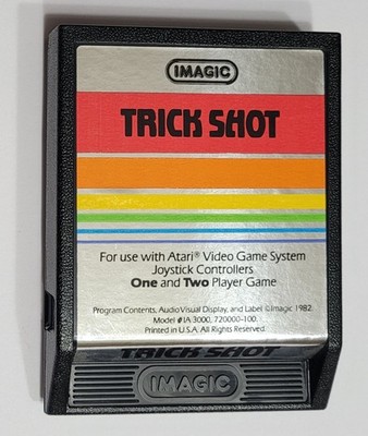 TRICK SHOT Atari 2600 Game cartridge tested