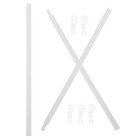 1 Set von Drinnen Vertikale Blind Pull Zauberstab Teil Tragbare Kunststoff