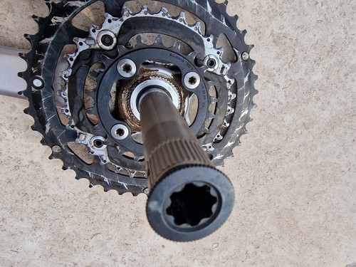 shimano deore xt m770 chainset Triple 44 32 22 175mm 9 Speed - Picture 4 of 6
