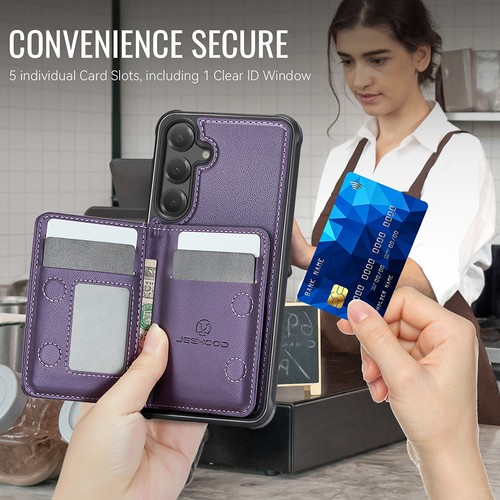 Magnetic Wallet PU Leather Case Cover for Samsung Galaxy S25 FE S25 Edge Ultra - Bild 12 von 17