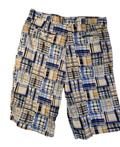Pantalones Cortos Linea Uomo Para Hombres Patchwork Multicolor A Cuadros Talla 38 Algodón Nuevos - Imagen 7 de 11