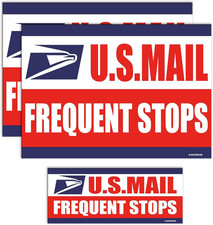Mail Delivery Driver Car Magnet Set of 3 