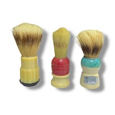 Vintage Shaving Brush Barber Lot Made Rite Blue Ever Ready Red Stanhomb