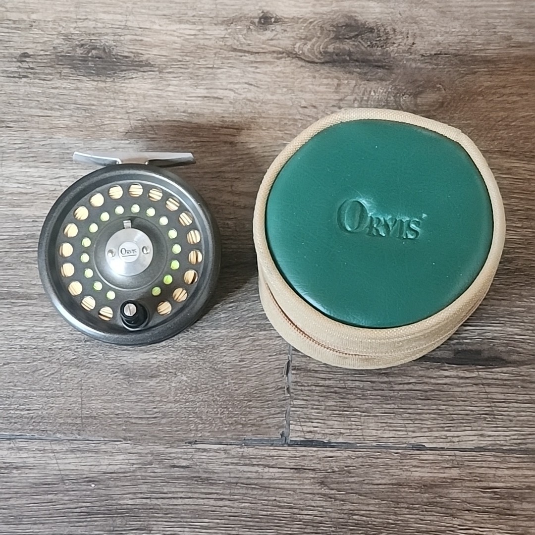 VINTAGE Orvis Madison III Fly Reel WITH CASE Parts repair lo