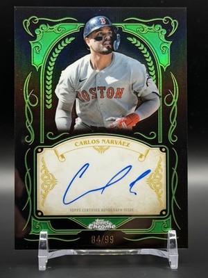2026 Topps Chrome Baseball Carlos Narvaez Ink Strokes Auto /99