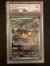 Pokémon Scarlet & Violet 151 Pikachu Illustration Rare #173/165 PSA Mint 9