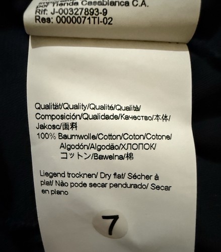 Hugo Boss Morgenmantel Morgenmantel Morgenmantel aus Baumwolljersey mit Logo-Stickerei Größe M - Bild 11 von 11