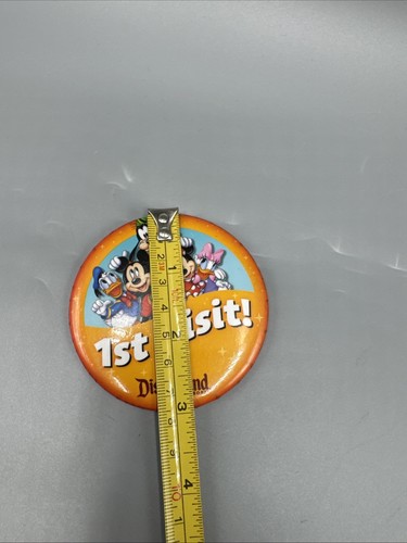 Disney Button Disneyland First 1st Visit NEW style Button - Picture 3 of 3