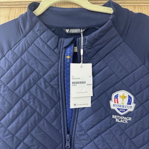 2025 Ryder Cup Levelwear Explorer Full Zip Jacket 2XL Bethpage Black NY USA - Picture 1 of 19