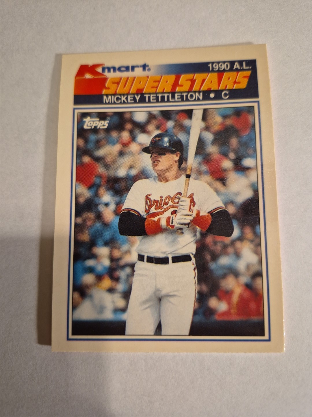 Mickey Tettleton 1990 KMART SUPER STARS #24 FREE SHIPPING 
