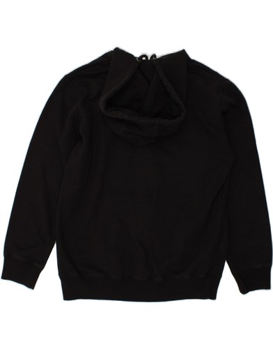 RUSSELL ATHLETIC Womens Graphic Zip Hoodie Sweater UK 16 Large Black BT98 - Picture 2 of 3