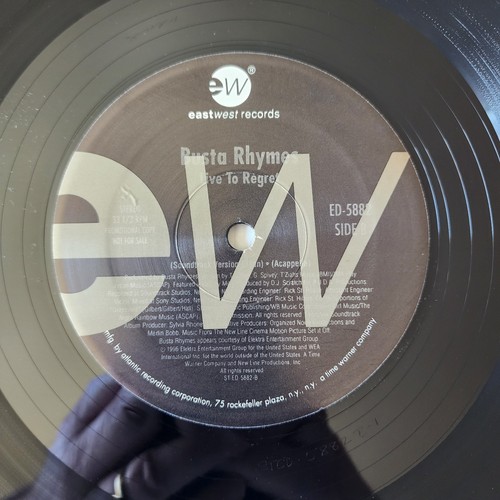 Busta Rhymes "Live To Regret" - 12" Vinyl Record Maxi-single, 1996 Promo - Picture 5 of 5