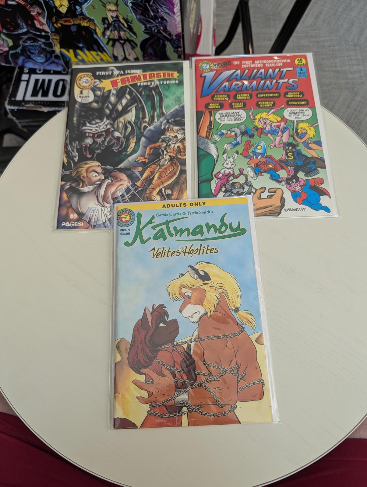 Set of 3 Vintage Comic Books: Fantastic, Valiant Varmints, Katmandu
