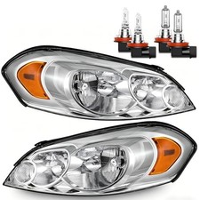 Headlights Assembly W/Bulbs for 2006-2013 Chevy Impala for 14-16 Chevy Impala