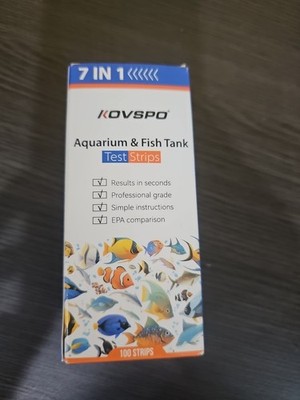 NIB Fish EasyStrips 7-in-1 Aquarium & Fish Tank Test Strips, 50 count, Ex 03/27