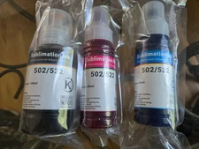 502/522 Sublimation Ink for Epson printer EcoTank 14 502 522 et 2720 2760:Sealed