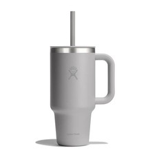 Image of HYDRO FLASK - Travel Tumbler 946 ml (32 oz) with Closable Press-In Straw Lid - S