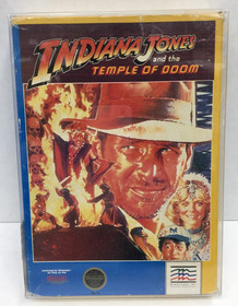 COMPLETE Indiana Jones and the TEMPLE OF DOOM Nintendo NES CIB Manual TESTED
