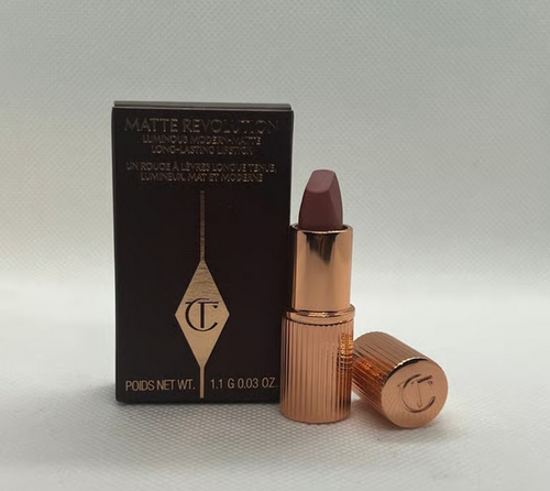Charlotte Tilbury Matte Revolution PILLOW TALK Matte Lipstick TRAVEL SIZE .03 oz - Picture 3 of 3