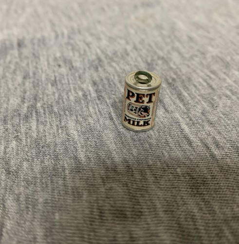 Vintage 1939 Worlds Fair Pet Milk Miniature Can Advertising Charm
