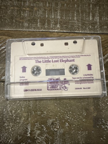 Mickey Mouse Show The Little Lost Elephant Book On Cassette - Picture 3 of 3