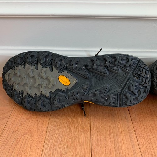 Hoka One One Mens 12 Anthracite Black Speedgoat 4 GTX Gore-Tex Trail Vibram - Picture 6 of 11