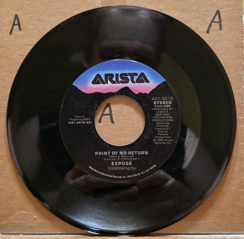 Expose: Point Of No Return/Extra Extra - 45rpm 7" Vinyl Record - Picture 3 of 4