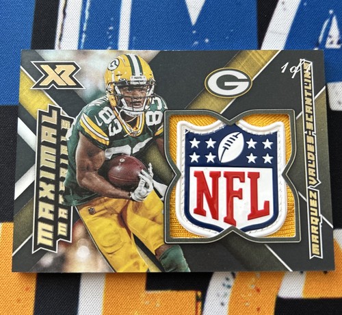 2020 Panini Xr Football Marquez Valdes-Scantling NFL Shield Patch 1/1 - Packers - Bild 3 von 7