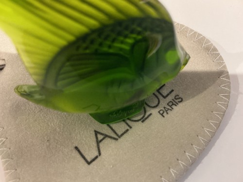 Lalique grüner Fisch signiert - Bild 6 von 6