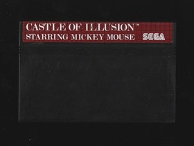 Sega Master System CASTLE OF ILLUSION w/Cartridge, Instructions & Box (CIB) NTSC