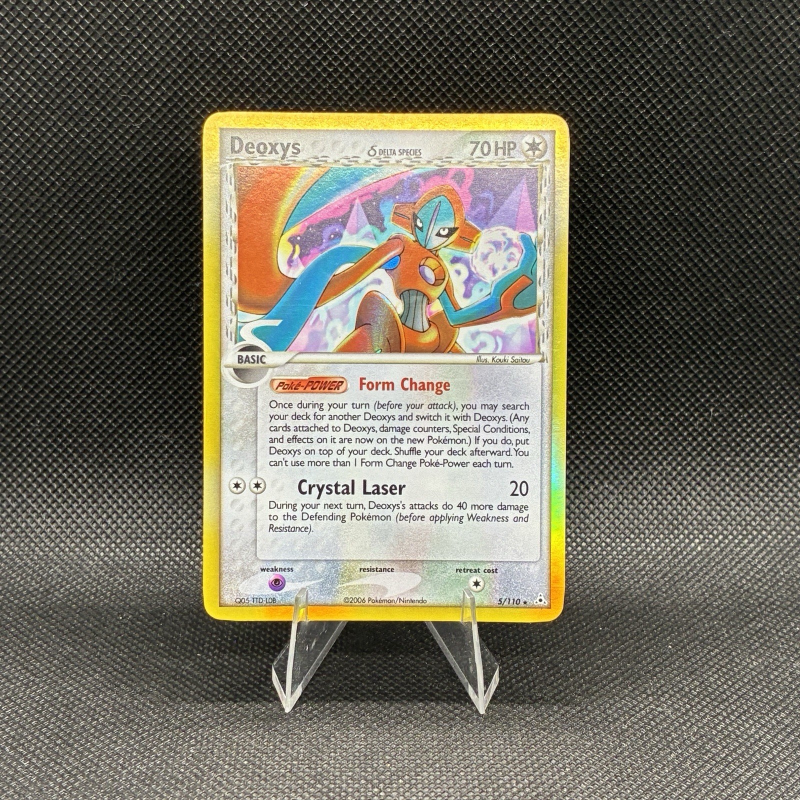 (NM) Deoxys (Delta Species - Normal Forme) 5/110 Holon Phantoms Holo