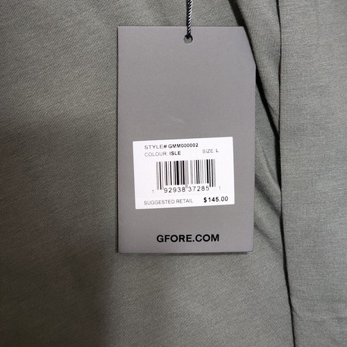 New G/Fore Men's Large ISLE Green 1/4 Zip Mid Layer MSRP $145 Golf Performance - Picture 4 of 12